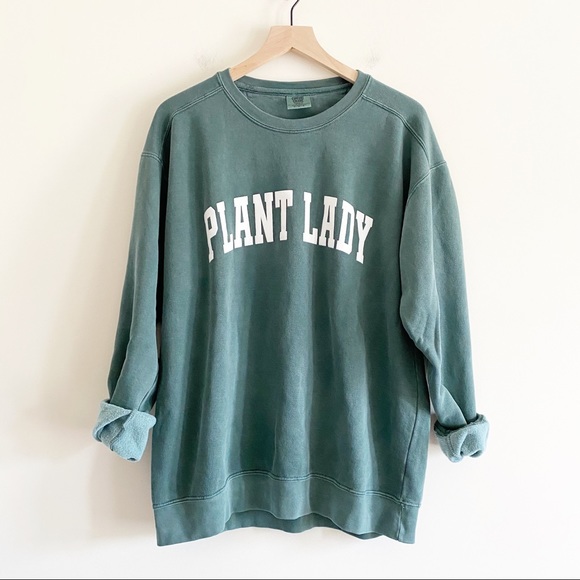 PLANT LADY Oversized Collegiate sweatshirt - Picture 5 of 10